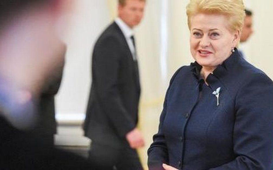 Prezydent Litwy Dalia Grybauskaite