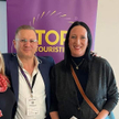 Prezes TOP Touristik Daniel Esavandi i Elkie Pupek
