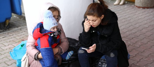 Uchodźcy z Ukrainy w Warszawie