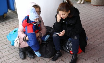 Uchodźcy z Ukrainy w Warszawie