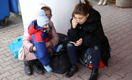 Uchodźcy z Ukrainy w Warszawie