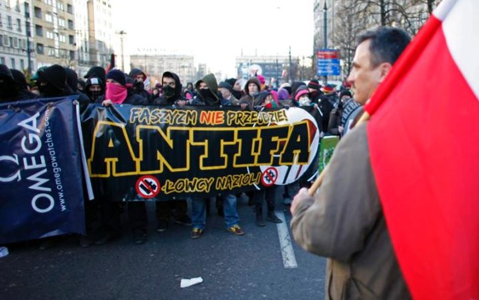 Antifa szczuje na faszystów