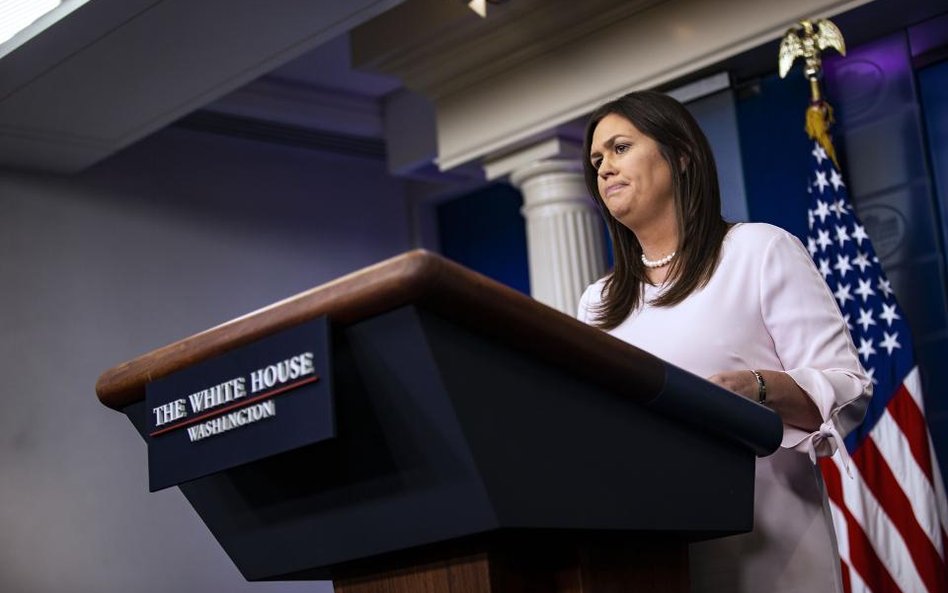 Sarah Huckabee Sanders, sekretarz prasowa Białego Domu