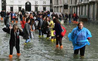 Trzy czwarte Wenecji pod wodą
