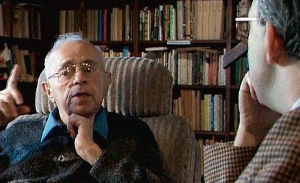 Obaj panowie, jak to filozofowie, rozmawiali o wszystkim. Stanisław Lem i Bernd Gräfrath w domu pisa