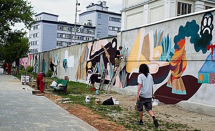 Mural przybliża Euro