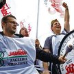 Działacze „Solidarności” z całej Polski protestowali wczoraj w stolicy przeciw drożyźnie, ubóstwu i 