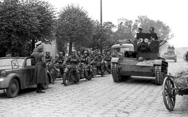 22 września 1939 r., Brześć, radzieckie i niemieckie wojska na ulicach miasta