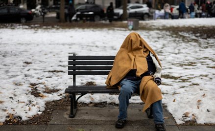 Bezdomny w Waszyngtonie, styczeń 2025