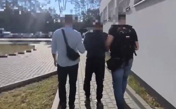 Sprawca został szybko zatrzymany przez policję