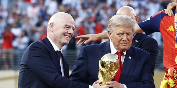 Donald Trump wygwizdany podczas ceremonii po finale mundialu