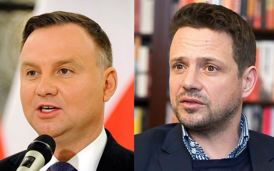 Sondaż: Rośnie Dudzie i Trzaskowskiemu, traci Hołownia