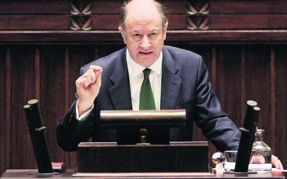 Minister finansów Jacek Rostowski