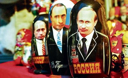 Matrioszki z wizerunkiem Putina