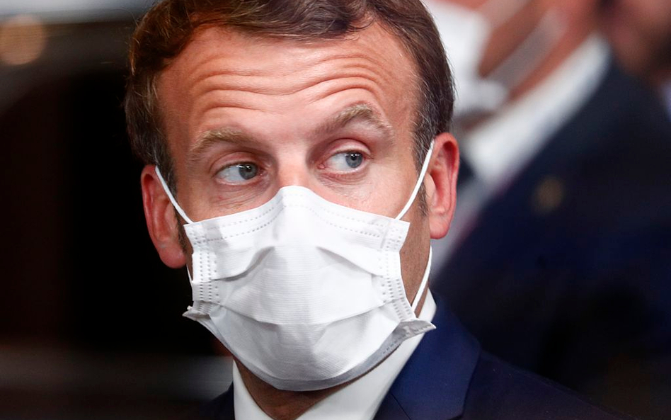 Prezydent Francji Emmanuel Macron