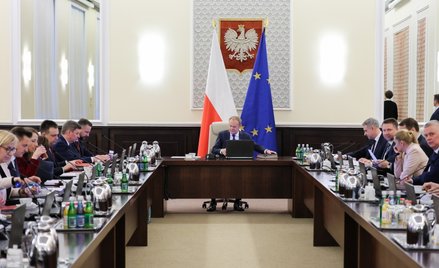 Premier Donald Tusk przed posiedzeniem rządu