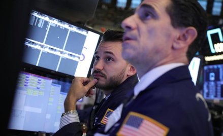 Przecena na Wall Street