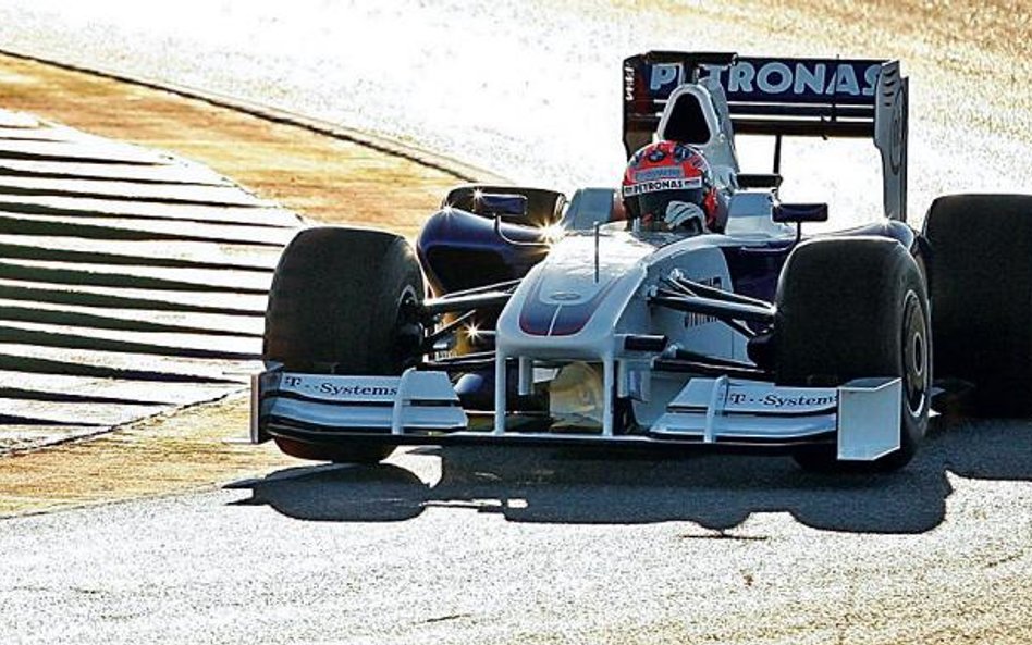 Robert Kubica w nowym bolidzie BMW Sauber F1.09