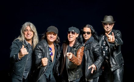 Scorpions A.D. 2017: Mikkey Dee, Matthias Jabs, Klaus Meine, Paweł Mąciwoda, Rudolf Schenker – główn
