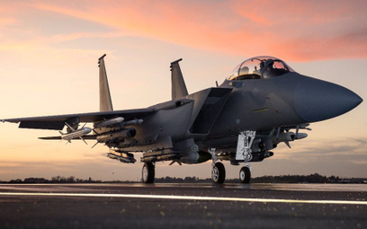 Samolot doświadczalny F-15EX, będący bazą do opracowania wersji F-15QA dla Kataru. Fot./Boeing.