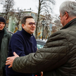 Jan Lipavský w czasie wizyty w Kijowie