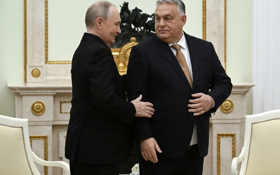 Władimir Putin i Viktor Orbán