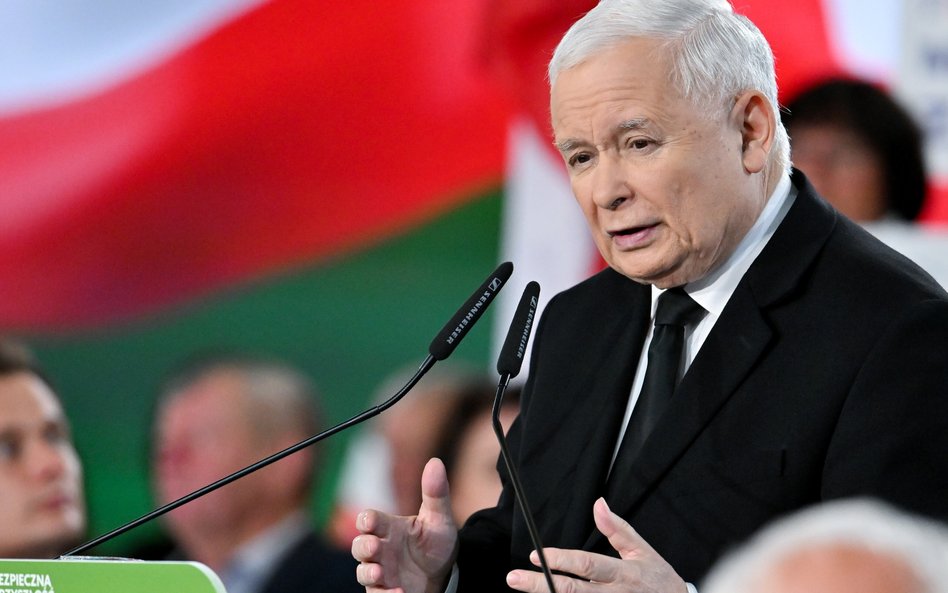 Jarosław Kaczyński twierdzi, że wygrana opozycji, a jego przegrana, będzie oznaczała utratę przez Po