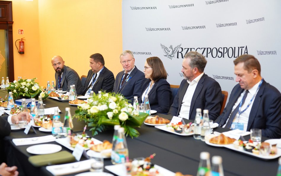 Participants of the Breakfast with “Rzeczpospolita” during the Economic Forum in Karpacz