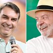 Senator Flavio Bolsonaro (z lewej), syn byłego prezydenta Jaira Bolsonaro, rzucił wyzwanie wyborcze 