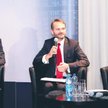 W konferencji uczestniczyli od lewej: Paweł Tamborski, prezes GPW, Piotr Piłat, dyrektor departament
