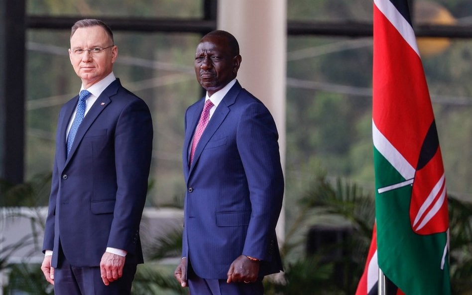 Andrzej Duda i prezydent Kenii  William Ruto