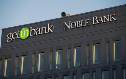 Lekkie odbicie Getin Noble Banku