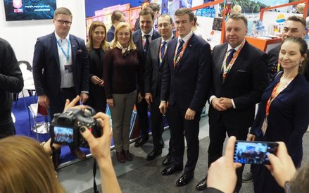 Łodzianie zażyczyli sobie zdjęcia pamiątkowego z ministrem.