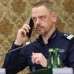 Komendant główny policji Marek Boroń