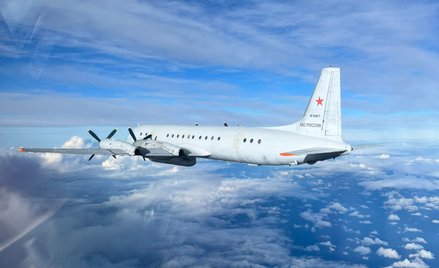 Rosyjski samolot nad Morzem Bałtyckim