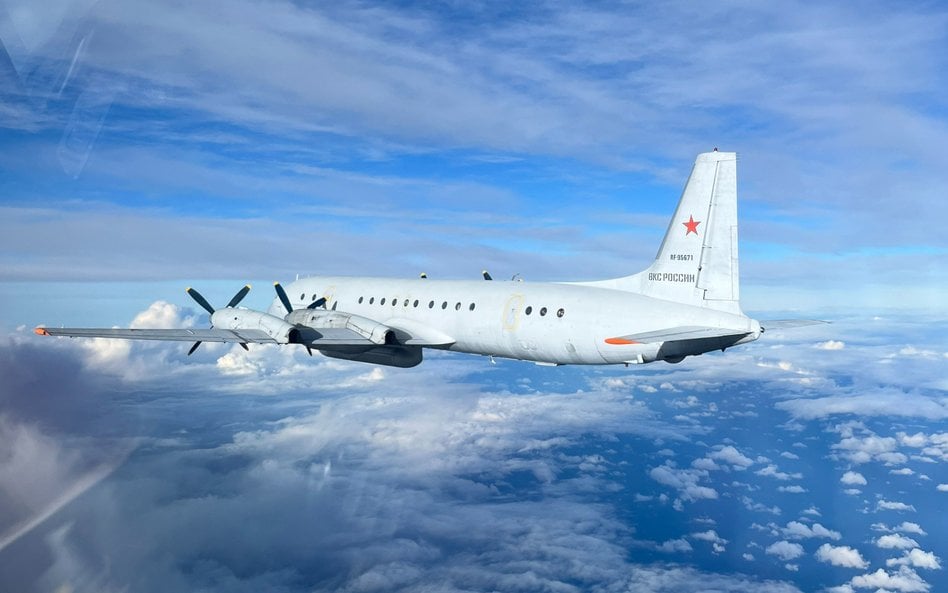 Rosyjski samolot nad Morzem Bałtyckim