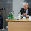 Wezwany na świadka prezes PiS Jarosław Kaczyński podczas posiedzenia komisji śledczej ds. Pegasusa w