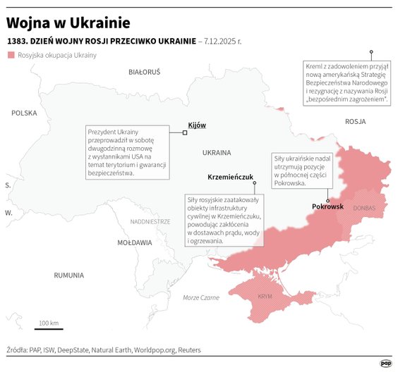 Tak wyglądała sytuacja na froncie w 1383 dniu wojny