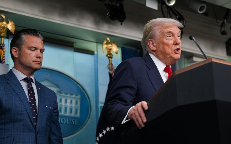 Pete Hegseth i Donald Trump