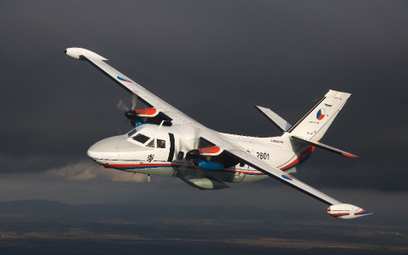 Samolot wielozadaniowy LET Aircraft Industries L-410UVP E-20. Fot. Ministerstwo Obrony Republiki Cze