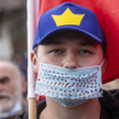 Protest antycovidowców w Warszawie