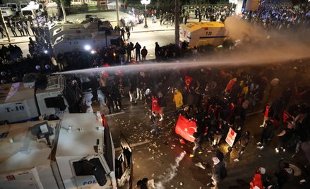 Zamieszki na jednej z ulic Ankary