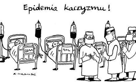 Komentarz rysunkowy. Epidemia kaczyzmu