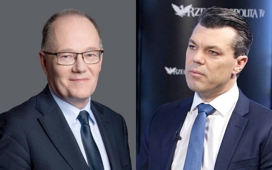 Krzysztof Galos, wiceminister klimatu i środowiska, główny geolog kraju (z lewej) i Ben Stoikovich, 