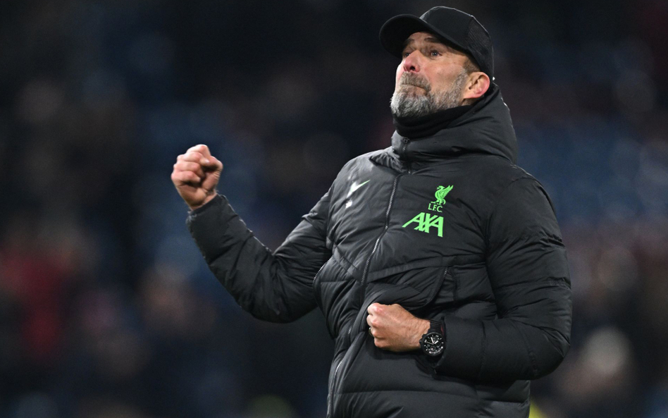 Juergen Klopp cieszy się z gola dla Liverpoolu