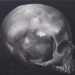 CZASZKA, 2016, 70×80 cm, tempera na płótnie