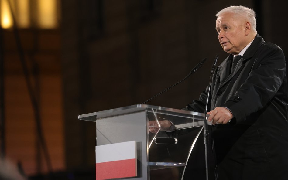 Prezes PiS Jarosław Kaczyński