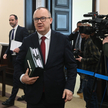 Minister sprawiedliwości Adam Bodnar przed posiedzeniem rządu