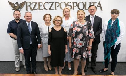 Uczestnicy debaty: dr Dariusz Lachman, ZUS, wiceminister zdrowia Maciej Miłkowski, dr Halina Krześni