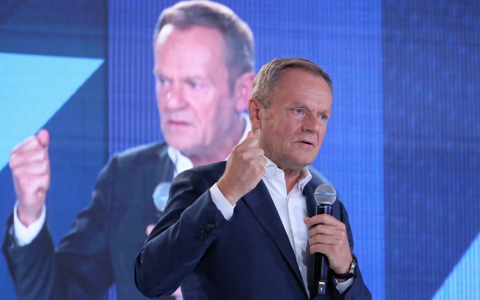 Przewodniczący PO Donald Tusk